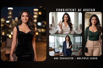 create a realistic consistent ai avatar for social media