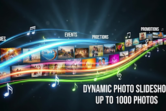 create stunning dynamic photo slideshow videos up to 1000 photos