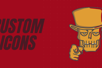 illustrate flat, spiritual, hand drawn icons