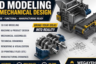 do 3d modeling and design
