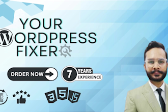 fix your wordpress issues, and errors quickly in 1 hour