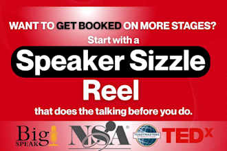 create your speaker reel editor, sizzle reel editor for any platform