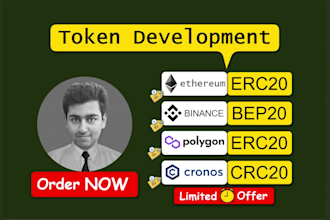 create erc20 token, bep20 token with advanced security