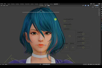 rig your 3d character in blender or maya for unity and unreal engine