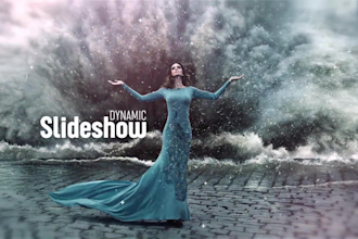 professionally create unique style 3d parallax photo slideshow video