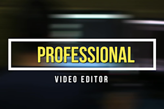 provide basic video editing services for zoom, omegle, podcast, youtube videos