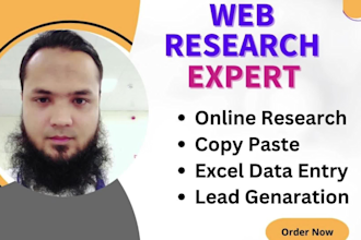 do web research, copy paste and online research
