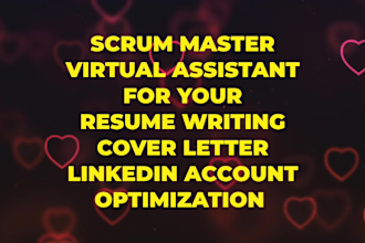 be remote scrum master, asana master, jira , scrum master resume expert