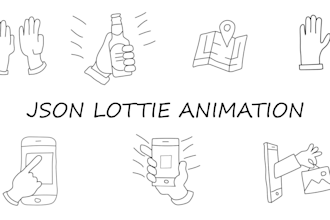 create json lottie animation for your web or app
