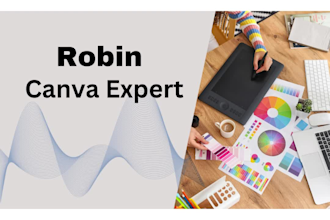 be your canva expert and create any design using canva pro