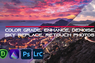 enhance, denoise,  and retouch your images using ai