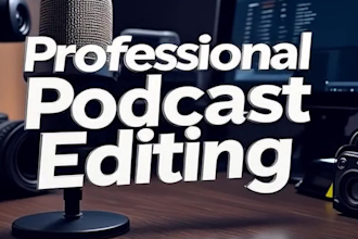 do podcast editing, mastering, and mixing