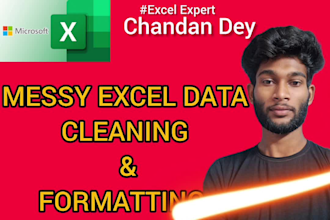 clean your messy excel data into proper format and analyze