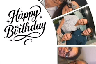 create an awesome memorial slideshow, photo slideshow video