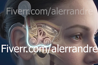create professional realistic 3d medical animation