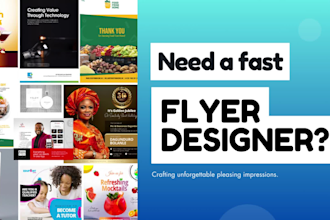 create professional flyer design, social media flyer, ad banner, eflyer