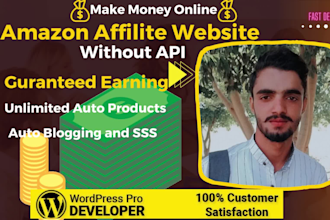 built amazon affiliate autopilot website for passive income