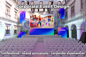 design your corporate event, conference or brand activation
