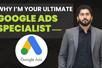 be your google ads specialist to setup adwords , PPC campaign