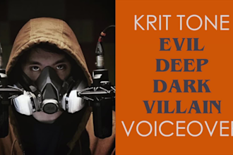 do deep dark evil english voiceovers and dub for characters