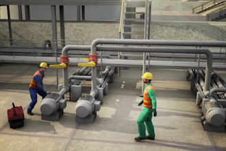 do 3d industrial video manufacturing safety training factory accident animation