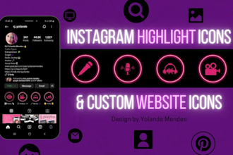 create custom icons for your instagram highlights