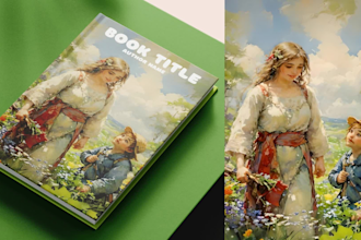 invent children story book illustration watercolor