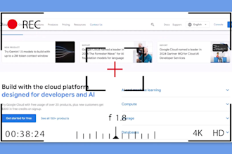 record HD screencast explainer video tutorials for website or app