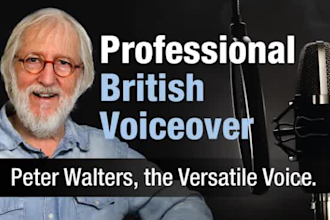 be your professional british english male voiceover