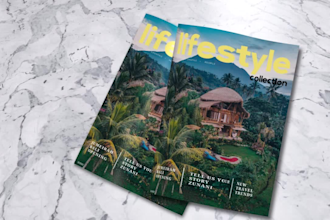 create your 3d magazine promo animated video