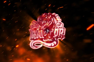 do reveal, youtube gaming intro, fire logo intro animation