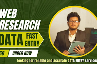 do accurate web research and lead generation job