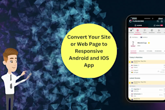 convert your website to native android app just in 24 hours perfectly app