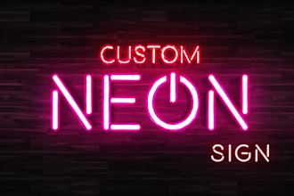 create awesome neon sign light intro logo animation