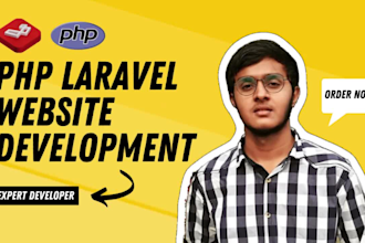 do php laravel react website development as a php laravel developer