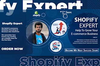 design, redesign shopify store, shopify dropshipping store, shopify website