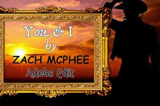 edit an amazing lyric video in country music style