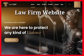 design law firm, attorney, lawyer, or consulting website