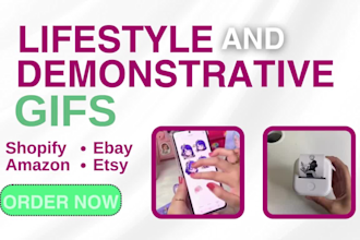 create animated gifs for shopify product description page