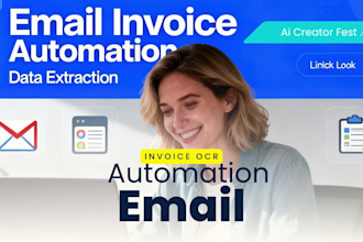 automate US invoice data extraction in CSV