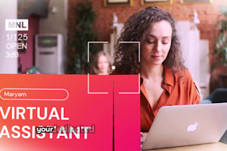 be your virtual assistant for data entry, data mining, copy paste,  web research