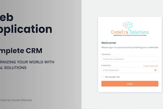 develop a custom laravel CRM or admin panel for your business