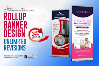 design roll up, retractable, signage, pull up, stand banner