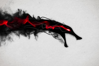 create amazing ink dragon logo intro