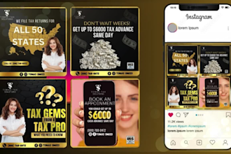 create professional tax flyer, credit repair, flyer designs of your business