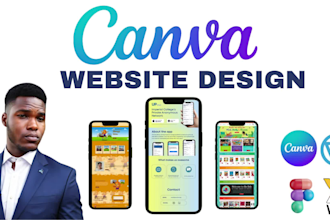 design canva website canva landing page redesign canva portfolio canva website