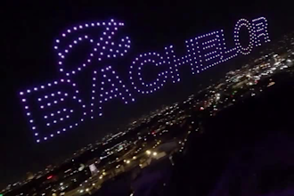 do 3d drone light show, sky light display for wedding event video proposal video