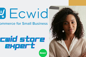 design, redesign and setup your ecwid store