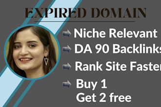 find premium expired domain linking from da 90 site