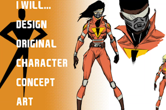 design original character concept art